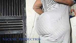 I fucked my step brother's wife quick while he was away