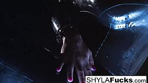 sexy shyla stylez smoking fetish with big tits 😏