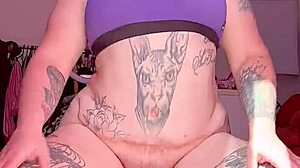 She rides huge toy with wild passion 😈