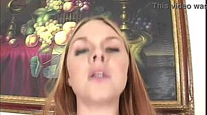 Redhead Ginger Ditches College Books for Doggystyle Fucking