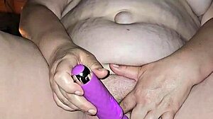 Milf Cums Hard from Vibrator Play!