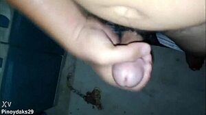 Handjob Of My Hairy Natural Cock.