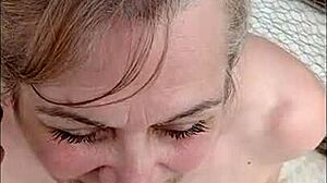 Farm slave performs outdoor tasks in submissive role