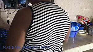 I fucked my step brother's wife quick while he was away