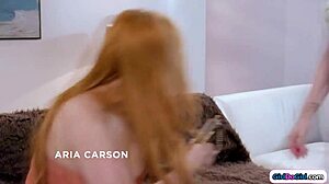 brunette turned on when spanked by mommy 😍