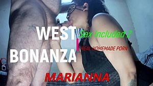 Marianna's Hard Fuck Ending with Hot Load of Cum on Her Ass