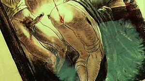 Vintage erotic drawings of hairy beavers