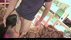 Big Tit Latina Raven Bay Deepthroats in This Hot Scene 😏