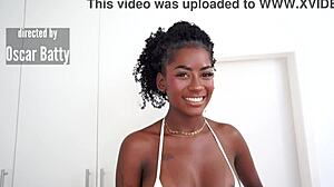 Beautiful Brazilian Ebony Jenny Pretinha Fucked by Three Huge Cocks in Anal DAP ATM Twerking