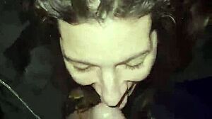 Risky sex in the hotel parking lot where no one should hear me moan!