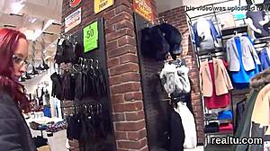 Gorgeous Czech Kitten Gets Teased in Mall and Pounded POV