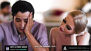 Modern-day sins - petite 18+ tutor emma starletto gets raw free used by delivery guy during cram session