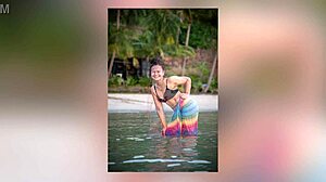 temptation of tropical nights a photoshoot seduction with big cock