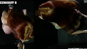 Sophia demonstrates impressive sucking skills on a big cock in amateur POV