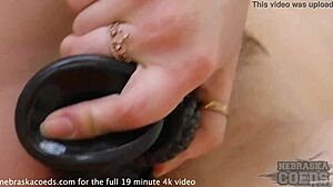 i'm petite redhead inserting strange objects in my pusy and jillin off to orgasm