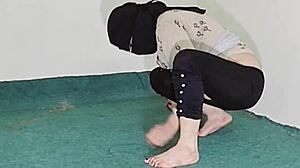 Look at that big ass maid cleaning in transparent pajamas.