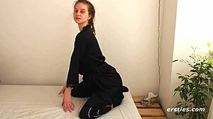 Luca Enjoys Close-Up Masturbation in Natural Sunlight to Orgasm