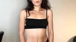 Fit teen 18+ nadia diamo models lingerie in heels