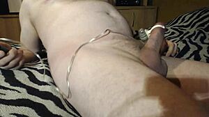 Edging myself multiple times with cock vibrator