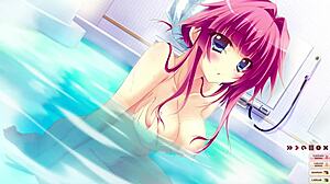 European Spanish hentai scene from Koi ga Saku Koro Sakura Doki Ann Jinpou 😍