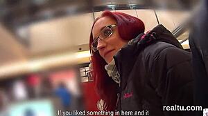 Gorgeous Czech Kitten Gets Teased in Mall and Pounded POV