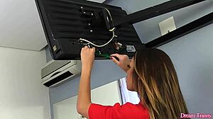 Lonely Trans Woman Julia Steinkopf Plays With Tools In Solo Session