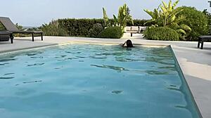 Latina Deepthroats Filoufits Cock After A Bath In Lingerie