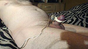 Edging myself multiple times with cock vibrator