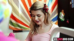 Stepsister Helps Virgin Stepbrother with First Time Needs