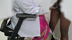 Doctor gasps, shocked by that massive black cock in the hospital!