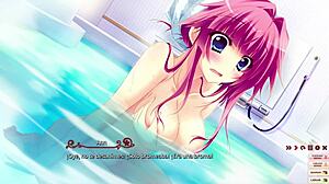 European Spanish hentai scene from Koi ga Saku Koro Sakura Doki Ann Jinpou 😍