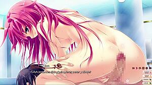 European Spanish hentai scene from Koi ga Saku Koro Sakura Doki Ann Jinpou 😍