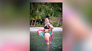 temptation of tropical nights a photoshoot seduction with big cock