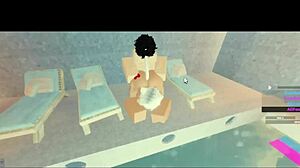 Intense Pool Sex With Subscriber Features Big Ass And Monster Cock!