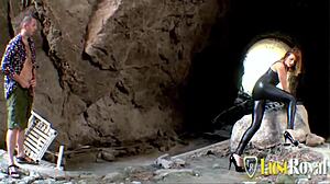 milf bianca resa, are you ready for rough beach anal sex in cowgirl and doggystyle?