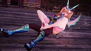 Witch Alice's Seductive Footjob