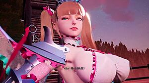 Witch Alice's Seductive Footjob