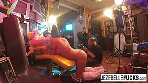 Lesbian sex with jezebelle and leya