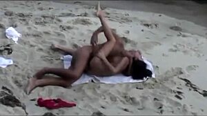 Amateur Girl Fucks Sister's Boyfriend on Public Beach Cheating