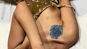 Double Penetration With Dick And Dildo In Asian Milf's Pussy