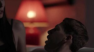 kinky transsexual babe melanie brooks rides big cock cowgirl style