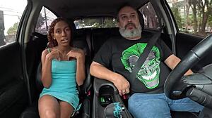 'briane cristina's first ass in car, did she?'