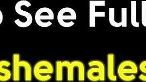 Big Booty Shemale Enjoys Dildo Play