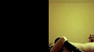 maitresse k in body and stockings dominates her slave on february 19, 2025