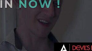 Stunning ebony ana foxxx earns a hot facial after a thrilling swinger fuck in devils film