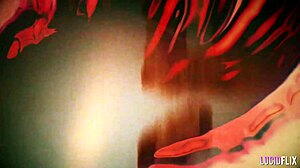 Lucidflix damned: August Skye in interracial big black cock action with deepthroat and riding