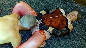 granny carmen indulges in cathouse kitty's finger fucking and pussy eating orgasms