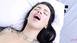 young breastfeeding woman with huge breasts loves sex with me