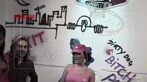 the big booty lexi joins her slutty friend in a hardcore interracial group sex session