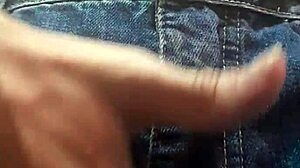 Petite teen exposes hairy pussy in street shorts